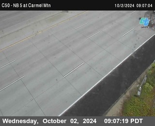 NB 5 at Carmel Mountain Rd.