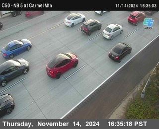 NB 5 at Carmel Mountain Rd.