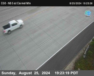 NB 5 at Carmel Mountain Rd.