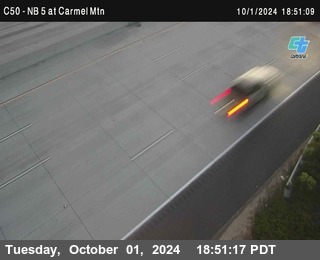 NB 5 at Carmel Mountain Rd.