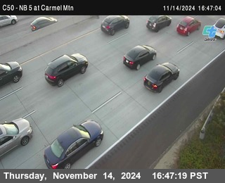 NB 5 at Carmel Mountain Rd.