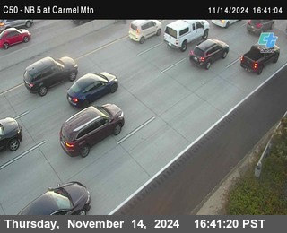 NB 5 at Carmel Mountain Rd.