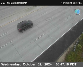 NB 5 at Carmel Mountain Rd.