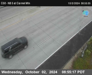 NB 5 at Carmel Mountain Rd.