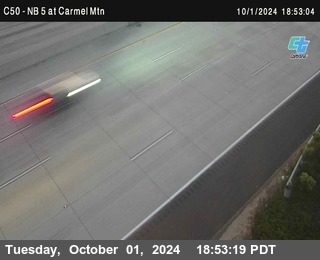 NB 5 at Carmel Mountain Rd.