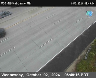 NB 5 at Carmel Mountain Rd.