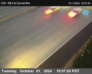 NB 5 at Carmel Mountain Rd.