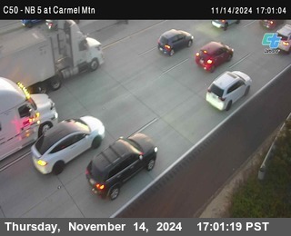 NB 5 at Carmel Mountain Rd.