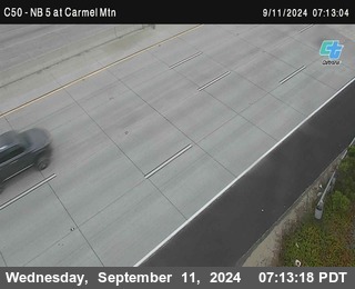 NB 5 at Carmel Mountain Rd.