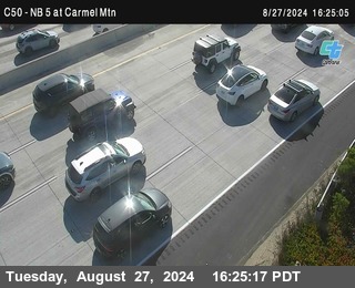 NB 5 at Carmel Mountain Rd.