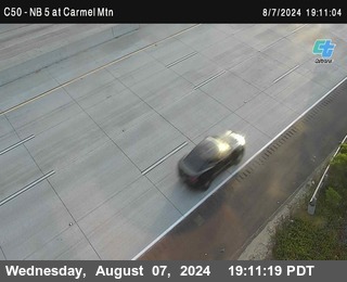 NB 5 at Carmel Mountain Rd.