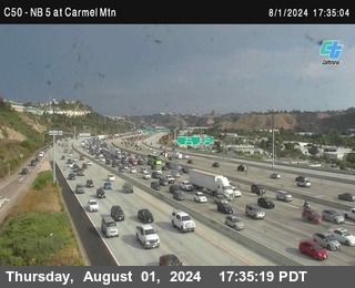 NB 5 at Carmel Mountain Rd.