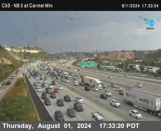 NB 5 at Carmel Mountain Rd.