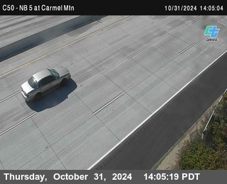 NB 5 at Carmel Mountain Rd.