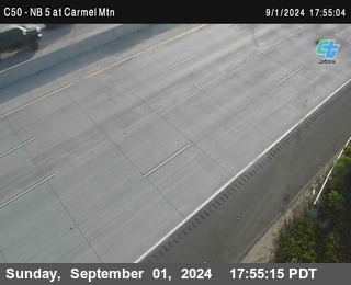 NB 5 at Carmel Mountain Rd.