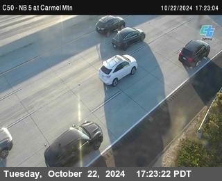 NB 5 at Carmel Mountain Rd.