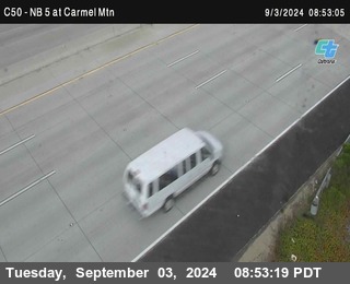 NB 5 at Carmel Mountain Rd.