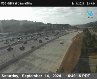 NB 5 at Carmel Mountain Rd.