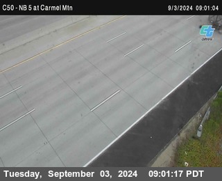 NB 5 at Carmel Mountain Rd.