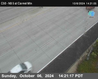 NB 5 at Carmel Mountain Rd.