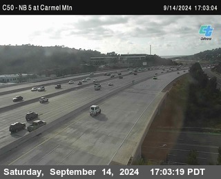 NB 5 at Carmel Mountain Rd.