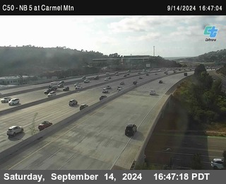 NB 5 at Carmel Mountain Rd.