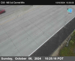 NB 5 at Carmel Mountain Rd.