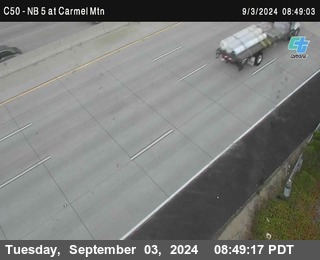 NB 5 at Carmel Mountain Rd.