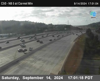 NB 5 at Carmel Mountain Rd.