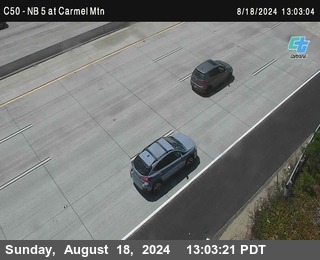 NB 5 at Carmel Mountain Rd.