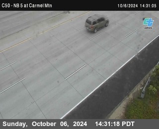 NB 5 at Carmel Mountain Rd.