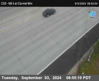 NB 5 at Carmel Mountain Rd.