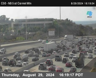 NB 5 at Carmel Mountain Rd.