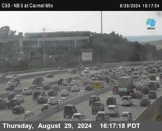 NB 5 at Carmel Mountain Rd.