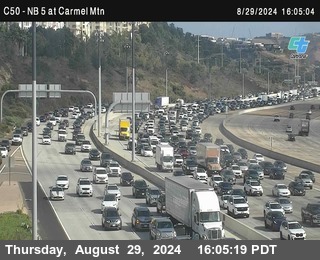 NB 5 at Carmel Mountain Rd.