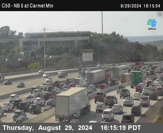 NB 5 at Carmel Mountain Rd.