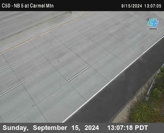 NB 5 at Carmel Mountain Rd.