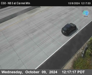 NB 5 at Carmel Mountain Rd.