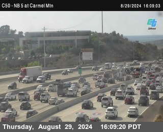 NB 5 at Carmel Mountain Rd.