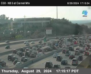 NB 5 at Carmel Mountain Rd.