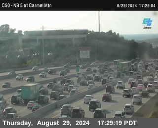 NB 5 at Carmel Mountain Rd.