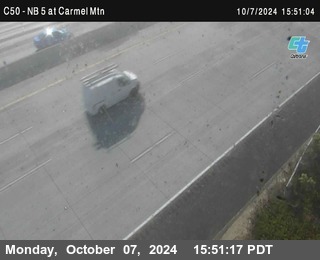 NB 5 at Carmel Mountain Rd.