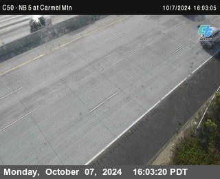 NB 5 at Carmel Mountain Rd.