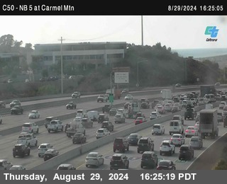 NB 5 at Carmel Mountain Rd.