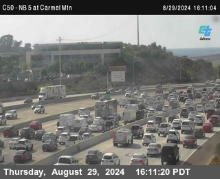 NB 5 at Carmel Mountain Rd.