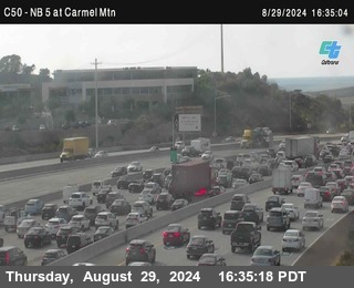 NB 5 at Carmel Mountain Rd.