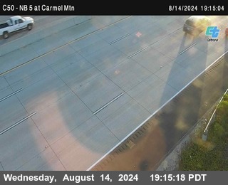 NB 5 at Carmel Mountain Rd.