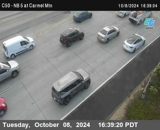 NB 5 at Carmel Mountain Rd.