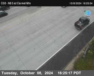 NB 5 at Carmel Mountain Rd.