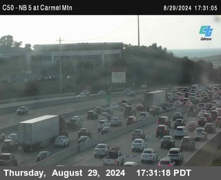 NB 5 at Carmel Mountain Rd.